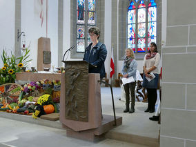 Familiengottesdienst zum Erntedankfest (Foto: Karl-Franz Thiede)